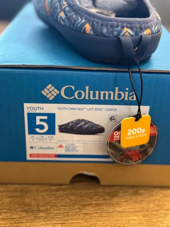 Columbia Unisex-Child / women Omni-Heat Lazy Bend Camper Hiking Mules sz 23 cm - Picture 8 of 8